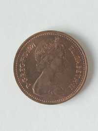 Moeda Inglesa "One Penny" do Ano de 1971