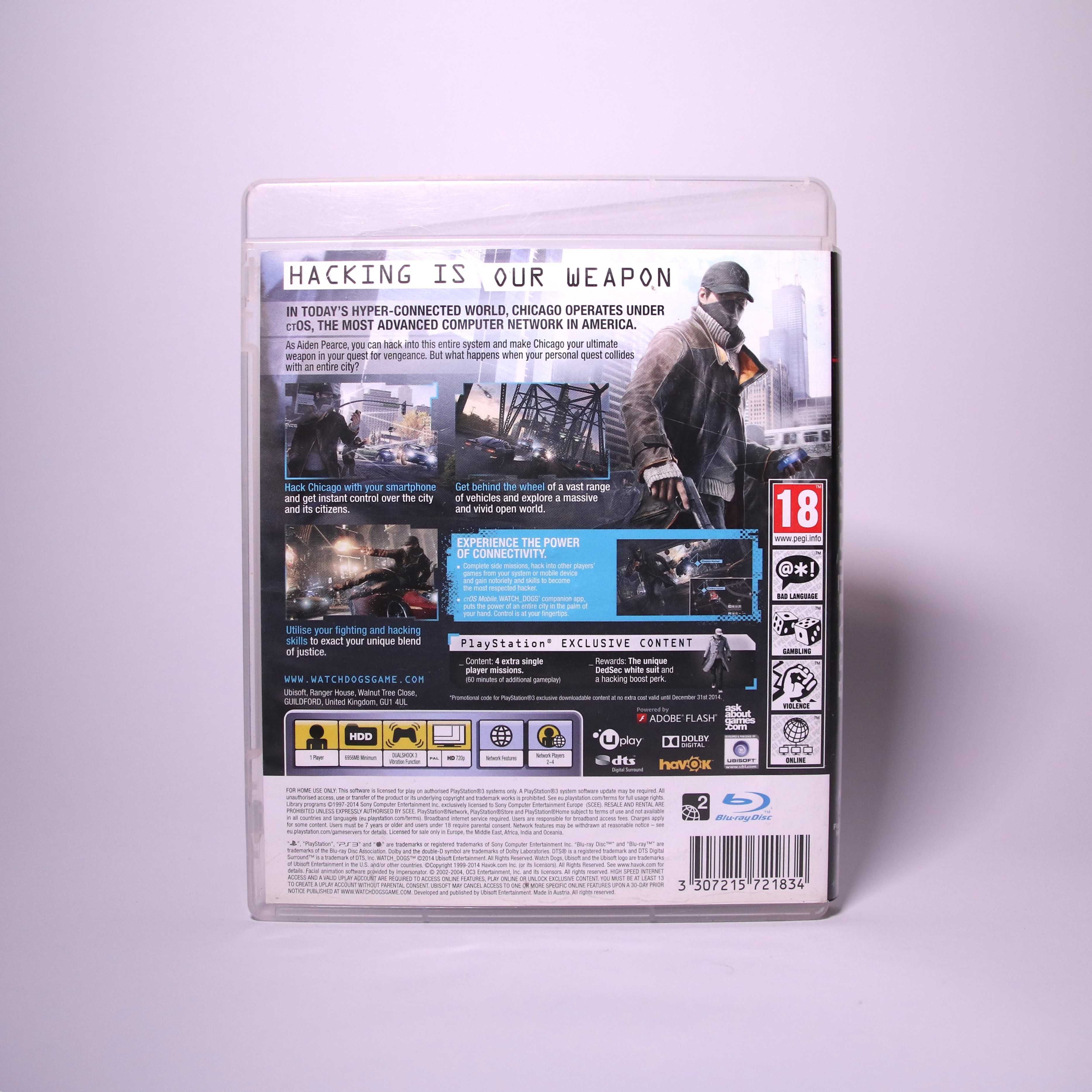 Gra watch dogs PS3