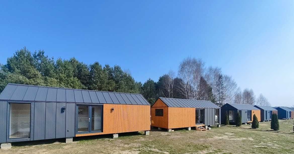 Mobilny dom całoroczny na zgłoszenie tinyhouse stodoła 35m2