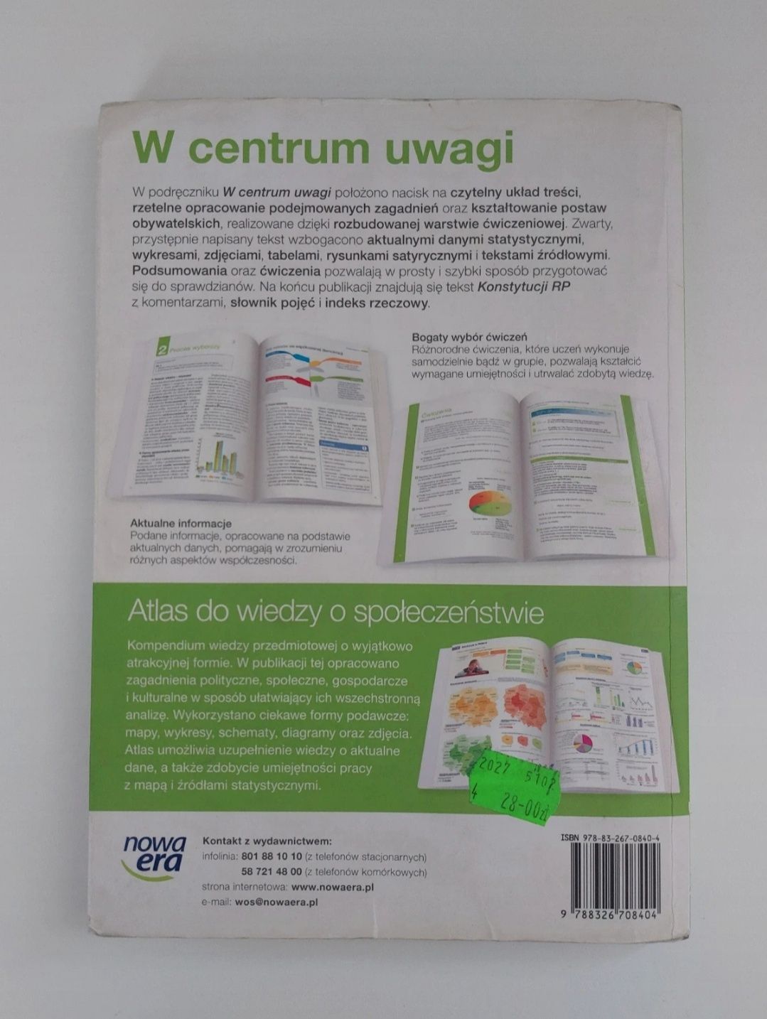 podręcznik do wosu W centrum uwagi zakres podstawowy liceum technikum