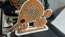 Troféu personalizado Padel