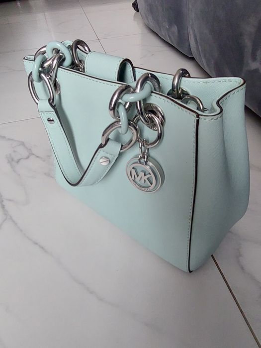 Oryginalna torebka Michaela Korsa miętowa