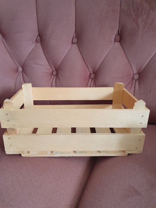 Skrzynka drewniana, box prezentowy, pudełko 20×34×15 cm