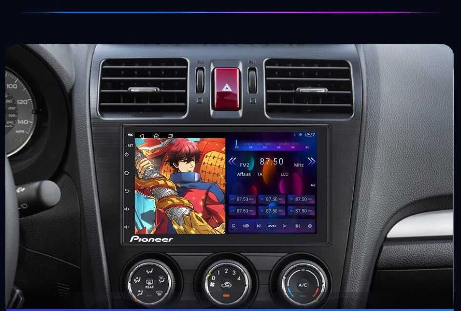 Автомагнитола Pioneer DMH 7 pro MAX+ GPS, 4/32GG, IPS, 4x60W + рамка