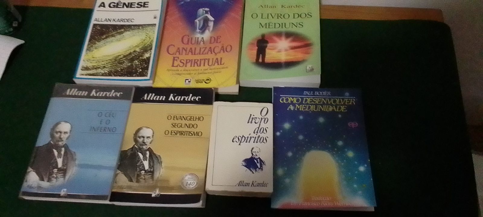 Lote 6 livros de Espíritismo, Allan Kardec