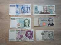 Zestaw ładnych starych banknotów