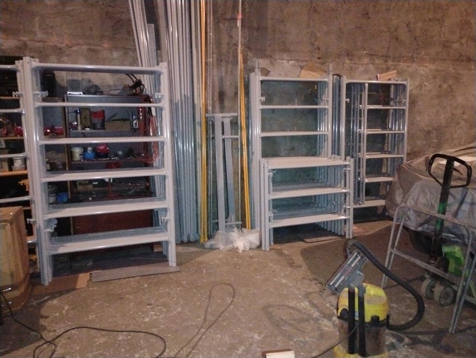 Rusztowanie drabinkowe modułowe