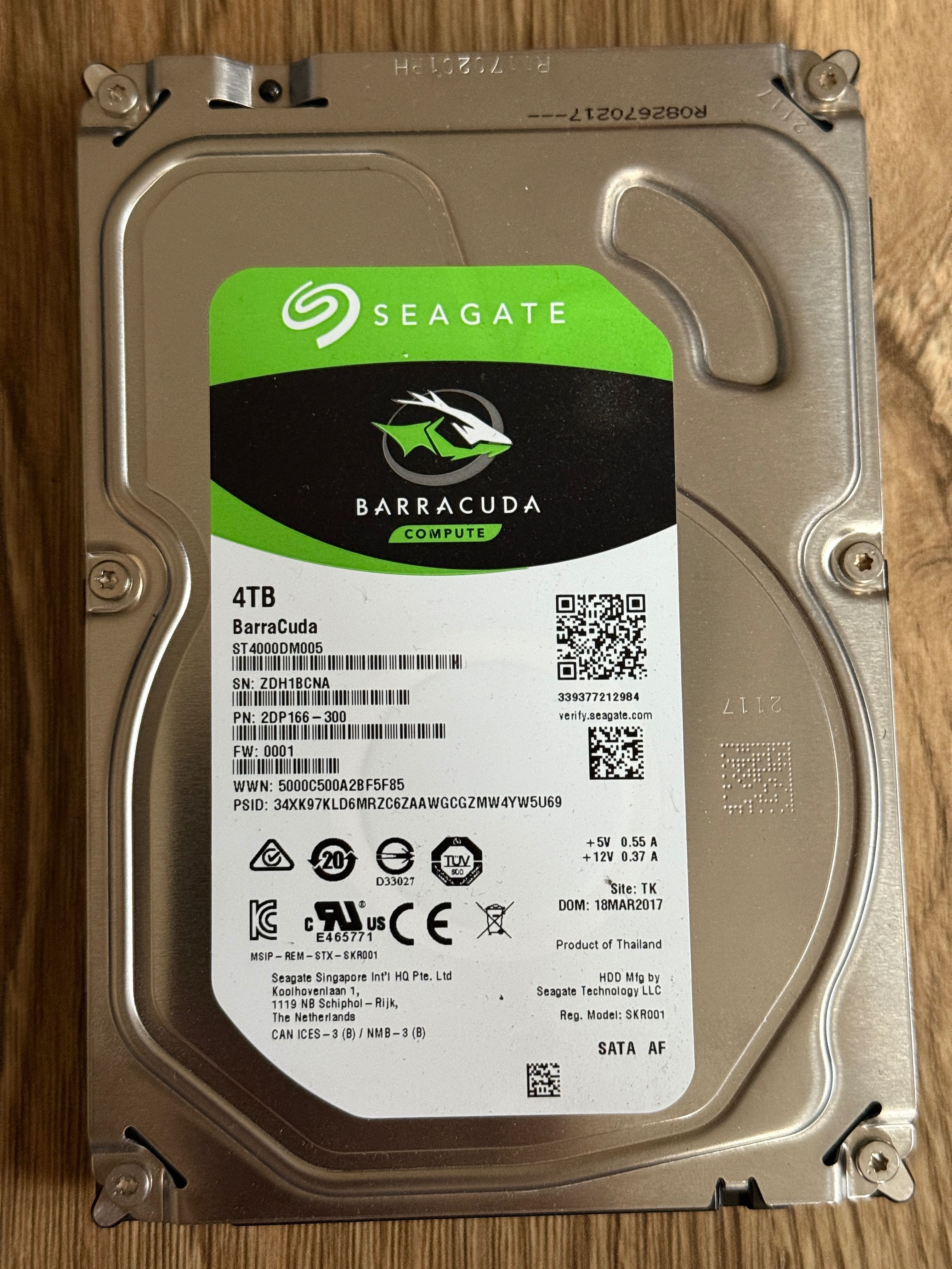Dysk twardy HDD Seagate Barracuda ST4000DM005 4TB SATA III 3,5"