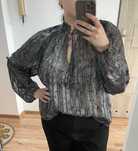 Bluzka mgiełka plus size 48 4xl wężowy wzór