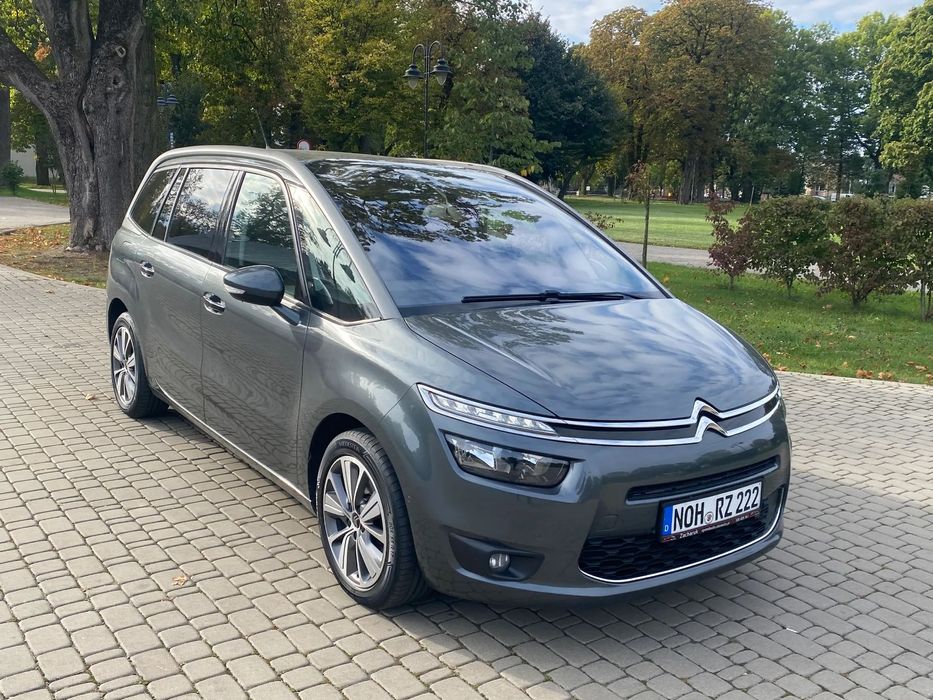 Citroën C4 Grand Picasso 2.0HDI 150PK Manual Exclusive 7-osób Full Opcja! Serwis Zadbany 1-właś