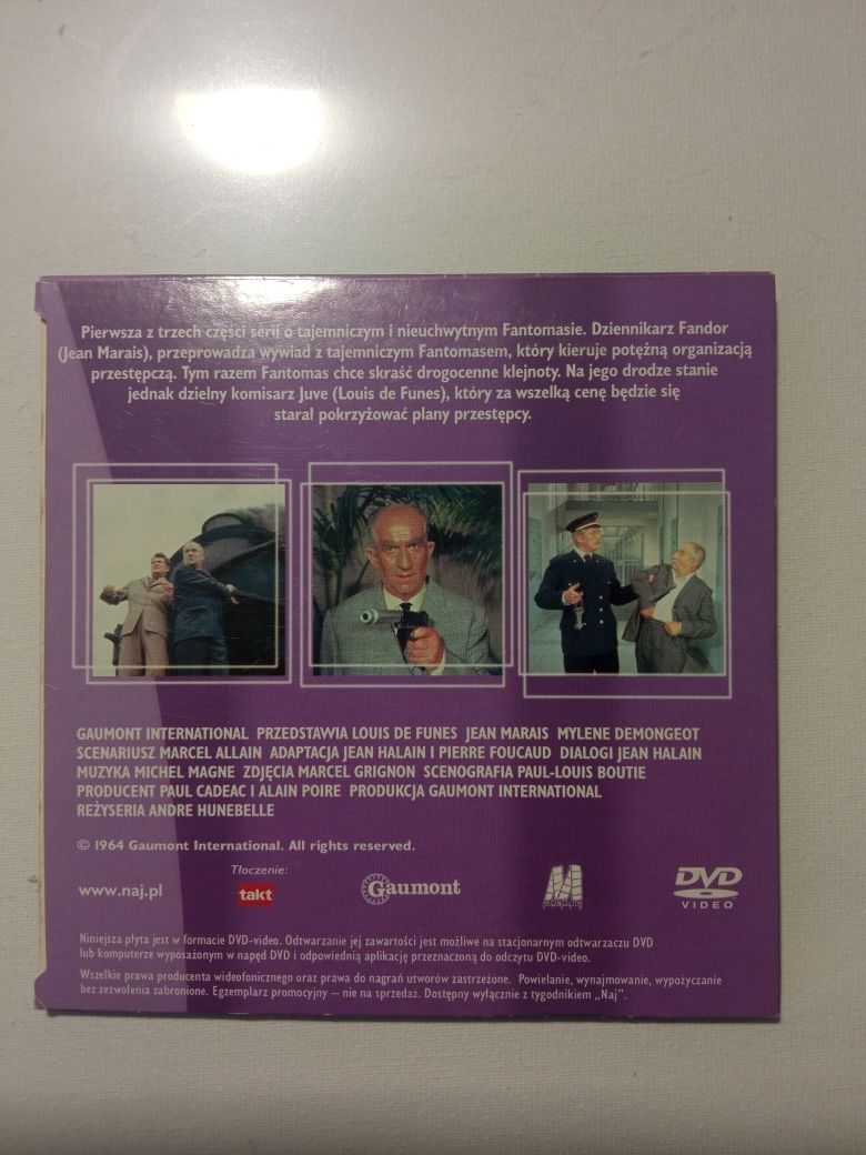 Fantomas- film DVD