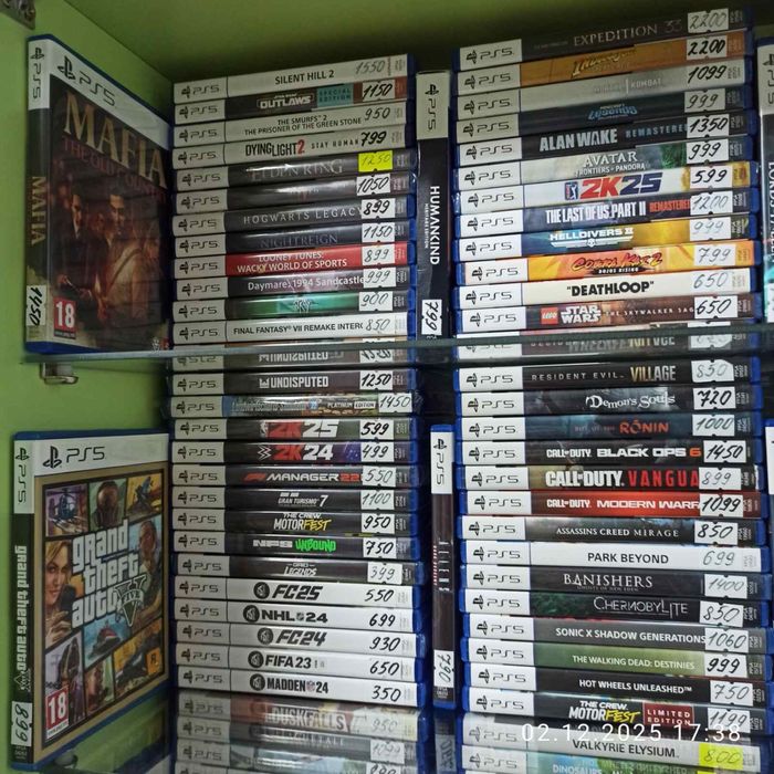 Продаж ігри PS4,5