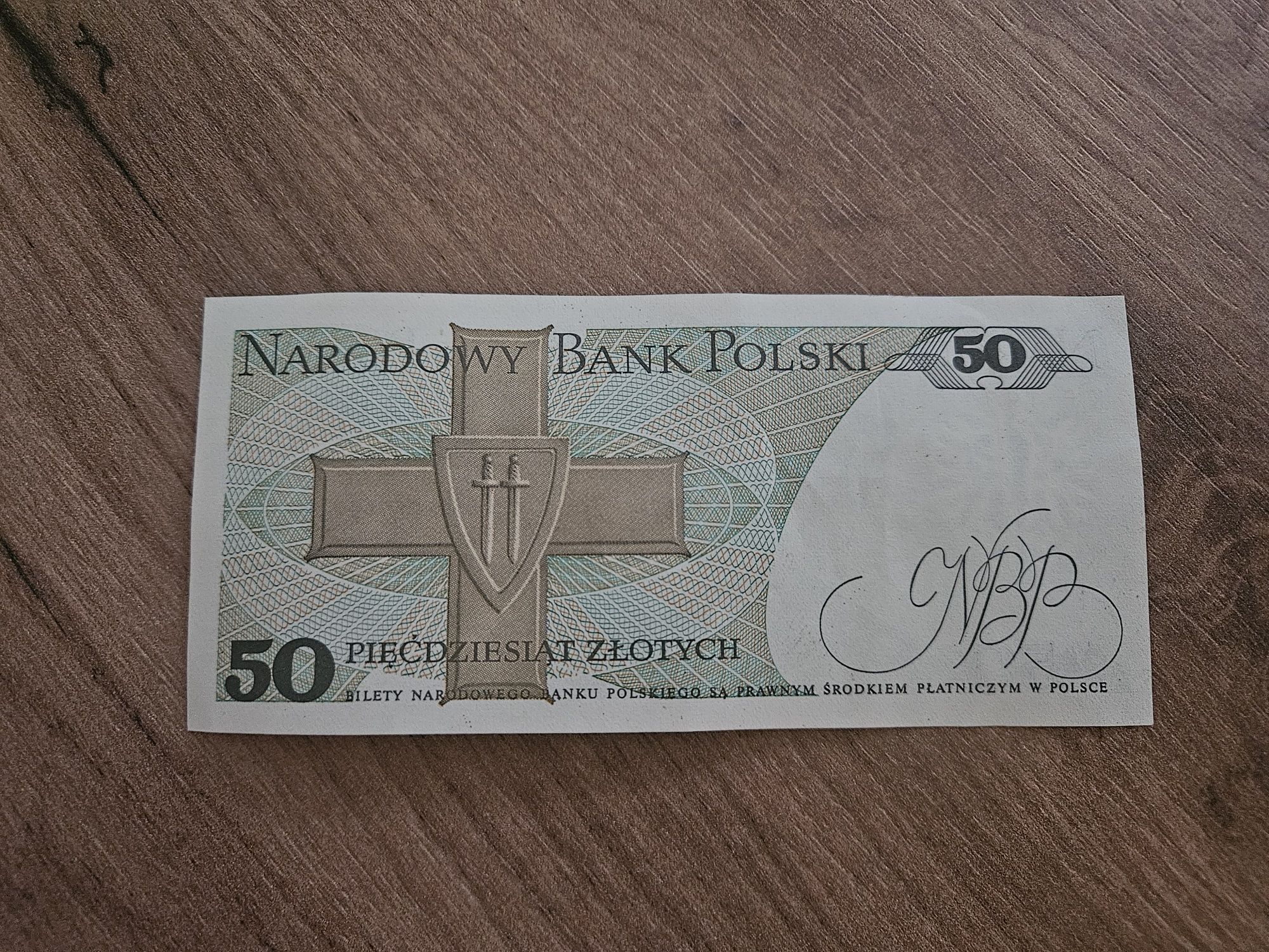 Banknot 50 złotych PRL 1988 rok