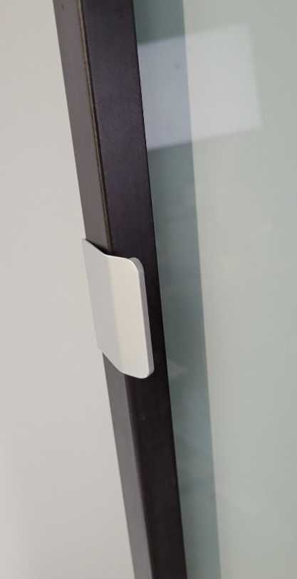 Front PAX Ikea Fevik 50x229 szkło matowe czarnobrąz