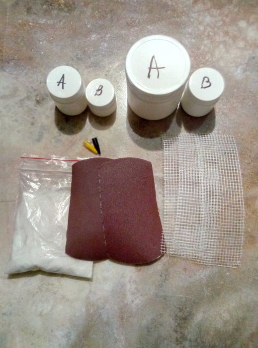 Ремкомплект для  сколів, тріщин, проломів у ванні та душовому піддоні