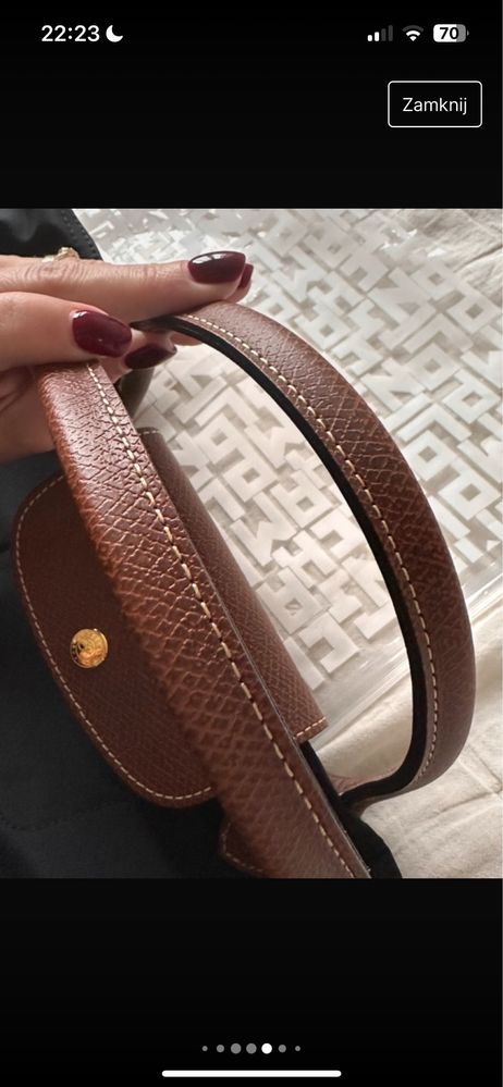 Torebka francuskiej marki longchamp rozmiar L