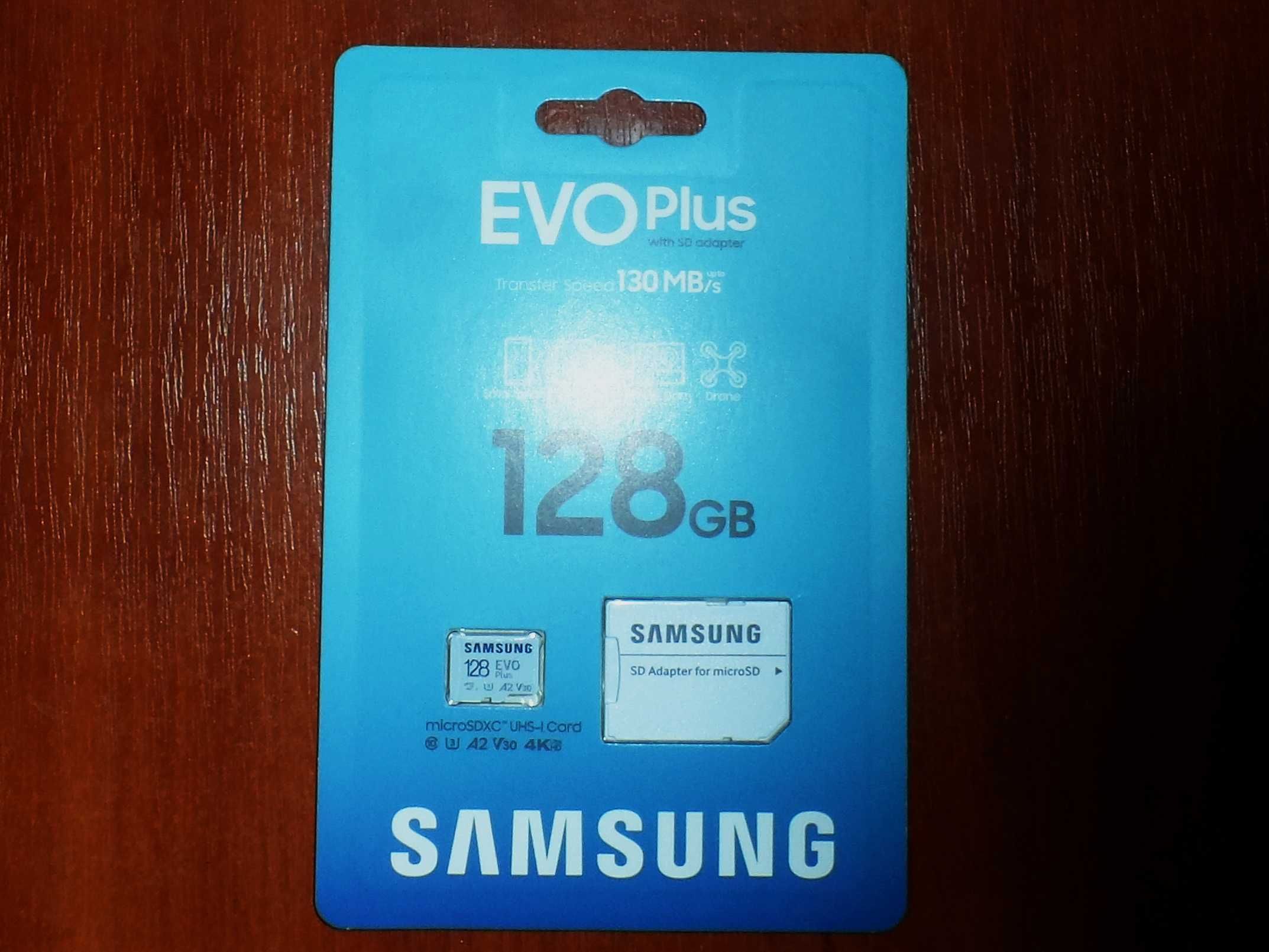 Карта памяти Samsung EVO Plus 128 gb U1 новая