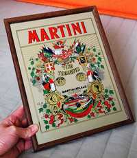 Lustro dekoracyjne barowe szyld reklama MARTINI vintage