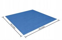 Mata ochronna pod basen ogrodowy 457cm/16FT BESTWAY 488x488cm