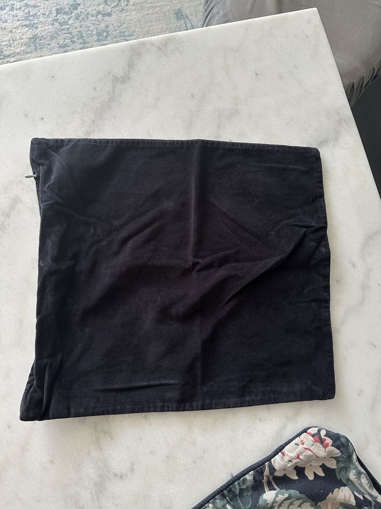 Ozdobne Poszewki na poduszki Ikea H&M Home welurowa futrzana