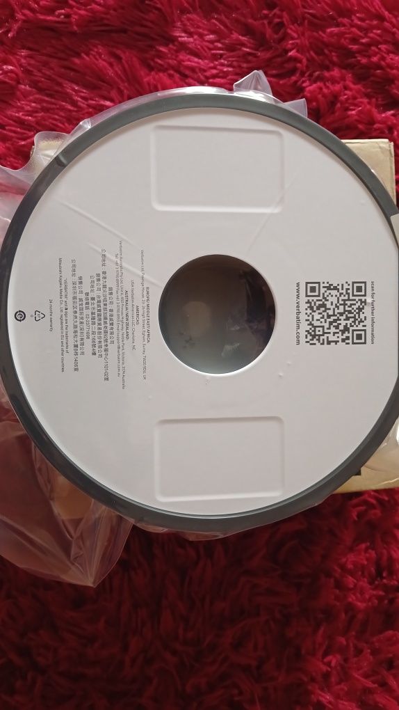 VERBATIM 3D printer filament ABS 1.75mm 1KG Blue