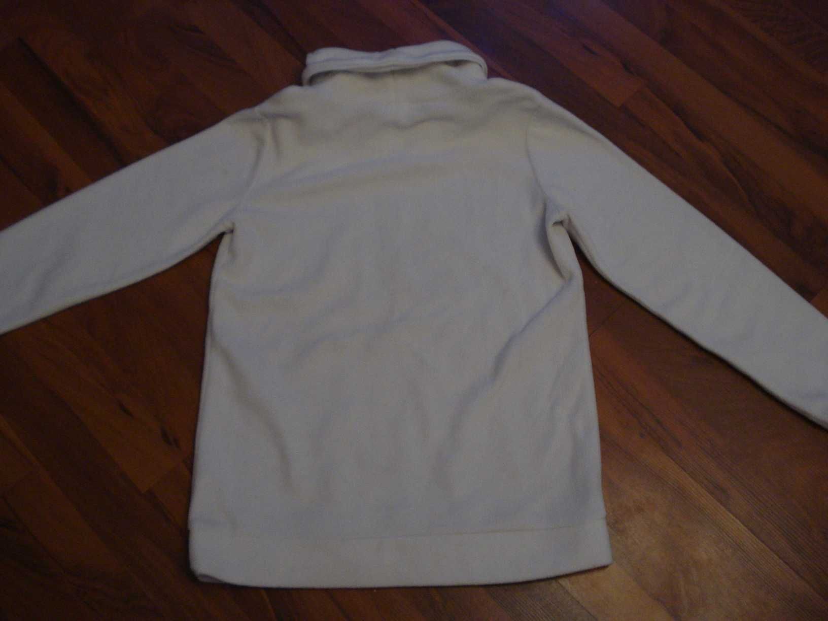 Bluza C&A, biała z polarem, mega ciepła, rozmiar 158 / 164