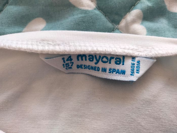 T-shirt Mayoral 14 anos como nova