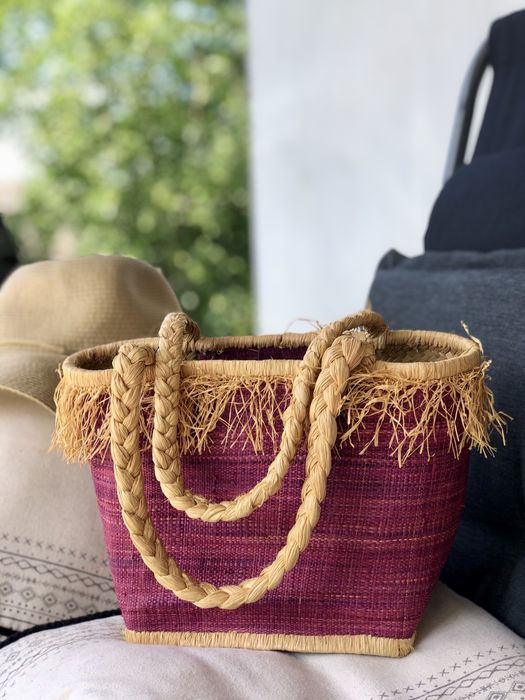 Сумка соломʼяна, плетена, жіноча Іспанія