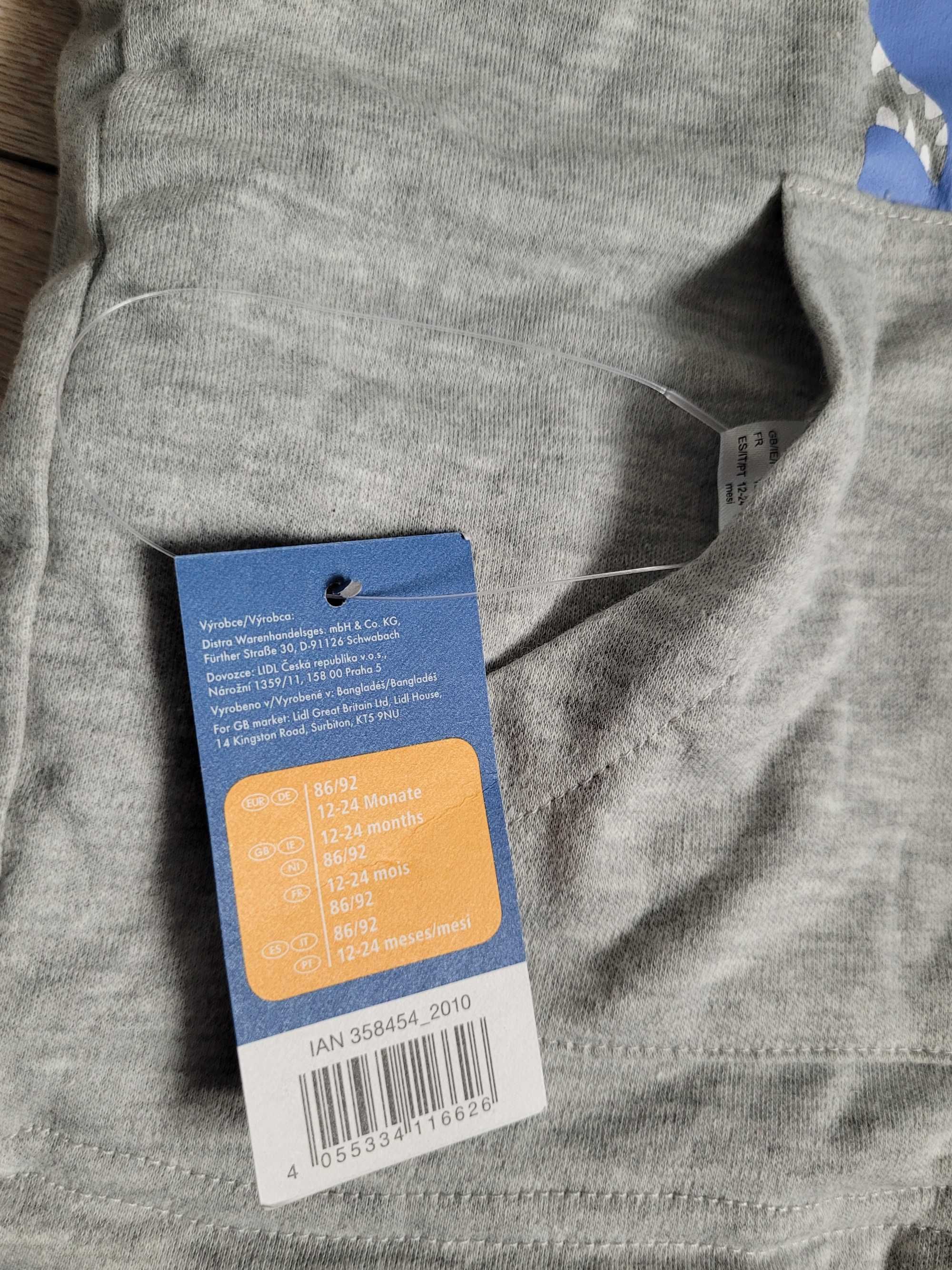 86/92 Nowy sweter chłopięcy dwustronny polar Lidl Lupilu