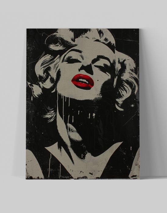 Obraz na płótnie Marilyn Monroe 60x80 cm - Pop-Art do salonu