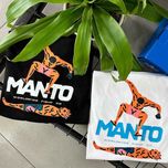 Футболка MANTO Stomp » Чорний, Білий » 100% бавовна » Манто Стомп