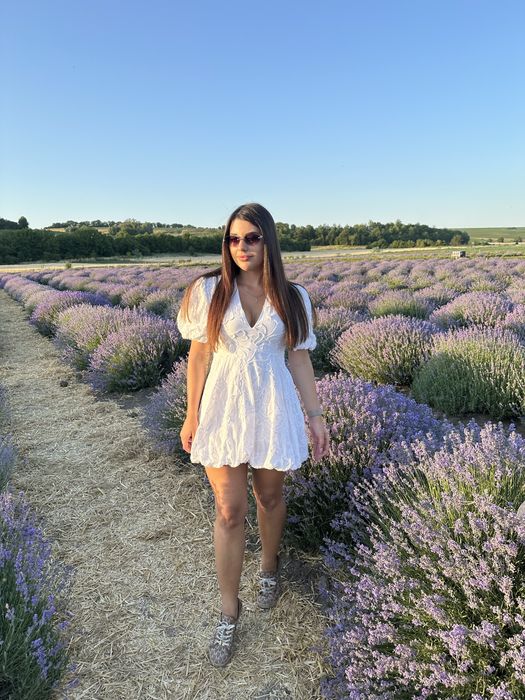 Літня біла сукня zara