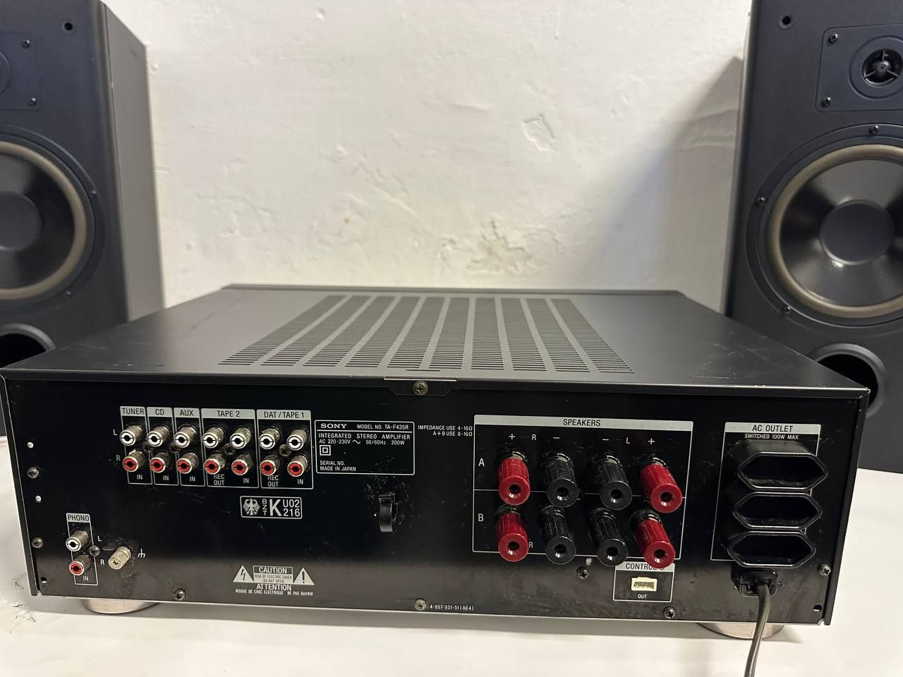 Wzmacniacz stereo Sony TA-F435R, 2*80Watt, Japan