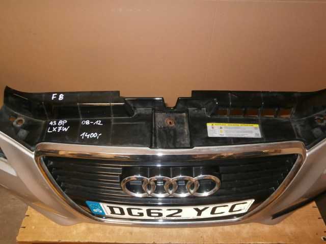 audi A3 8P 08-12 II lift zderzak przód przedni srebrny LX7W