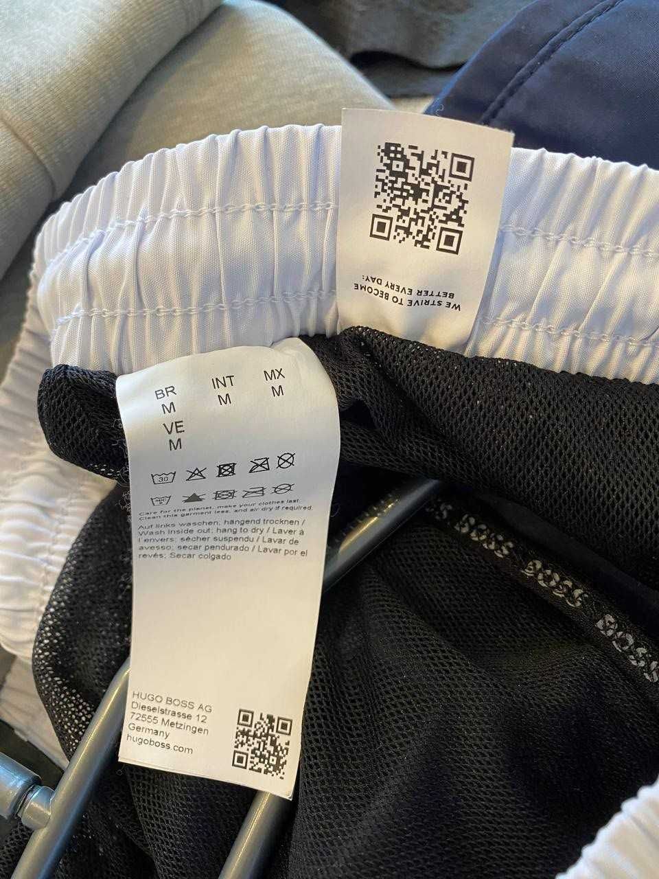 Шорти для плавання HUGO BOSS пляжні шорти плавки сині оригінал чол. М