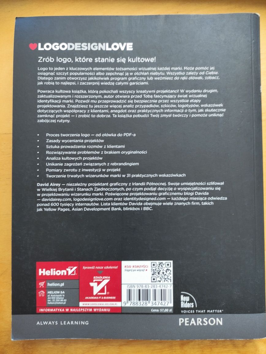 Książka "Logo Design Love" David Airey Wydanie II rozszerzone 2015