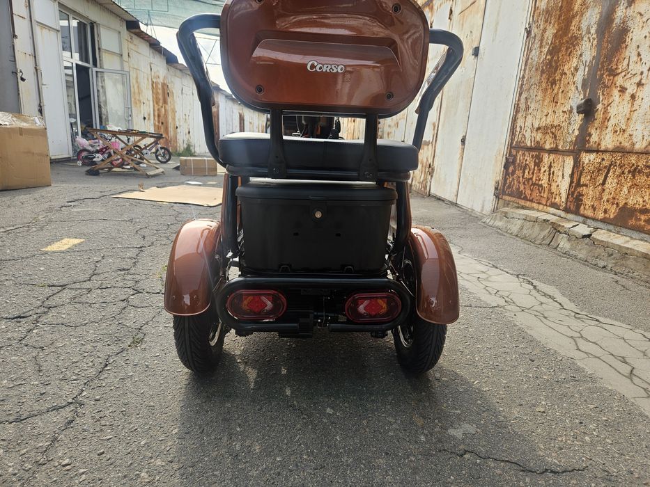 Електротрайк триколісний Corso Logan 1200W 72V/23Ah, колеса300-10