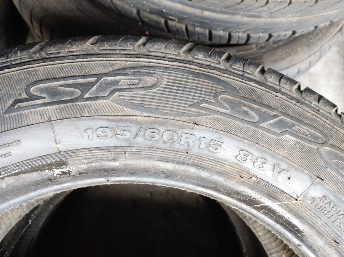 Dunlop SP Sport 300E 195/60R15 88V NOWA z zapasu opona letnia