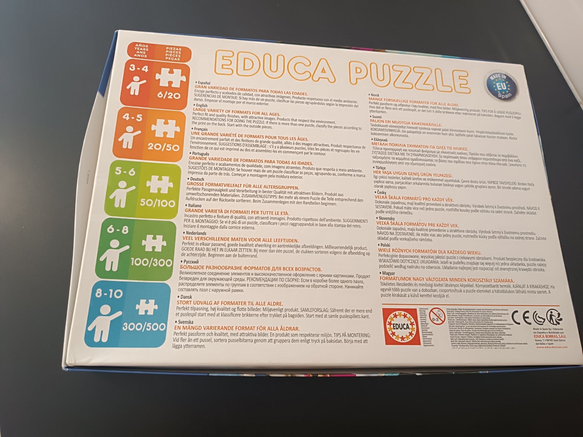 4 Puzzles da Disney Frozen. Elsa. Como Novos