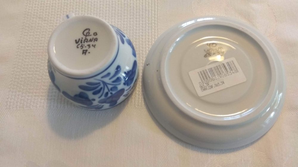 Chávena de Café e Pires Loiça de Viana