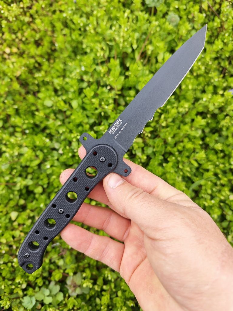 CRKT M16 FX Tanto Serrated Tactical Knife CR13FX, боевой фикс с серейт
