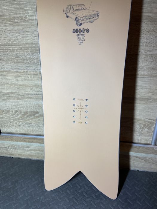 Nowa deska freeride nitro quiver fin twin 149
