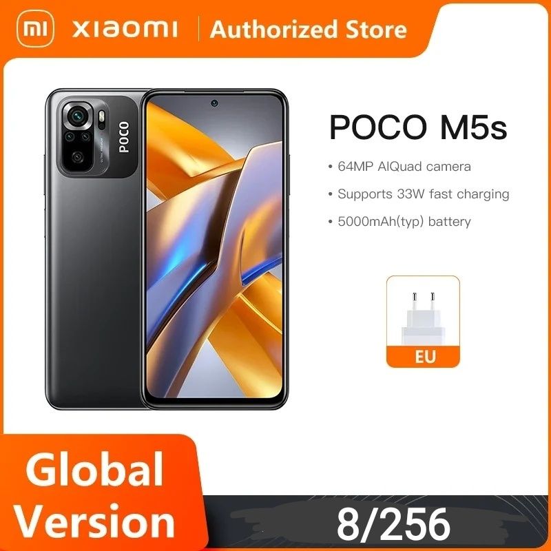 Xiaomi Poco M5S 8/256gb gray NFC Amoled 5000mAh 33w