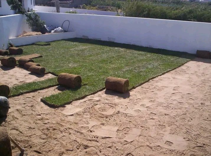 Aplicação relva sintética e natural,criação espaços verdes, piscinas