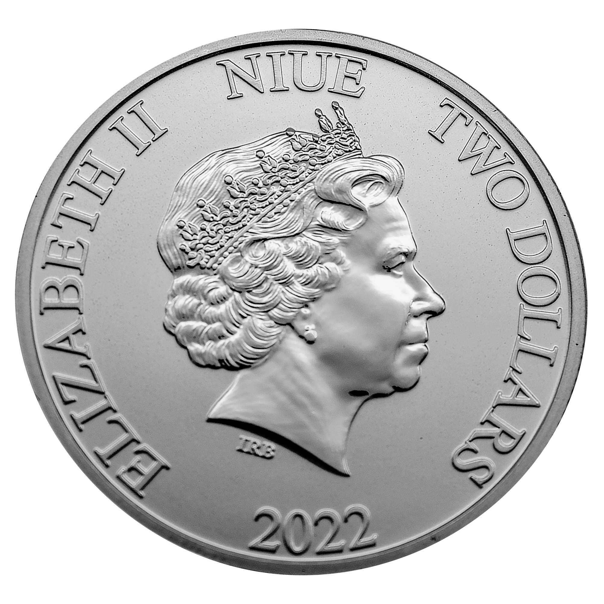 Срібна монета 2022 Ніуе 999 1 Oz Черепаха яструб