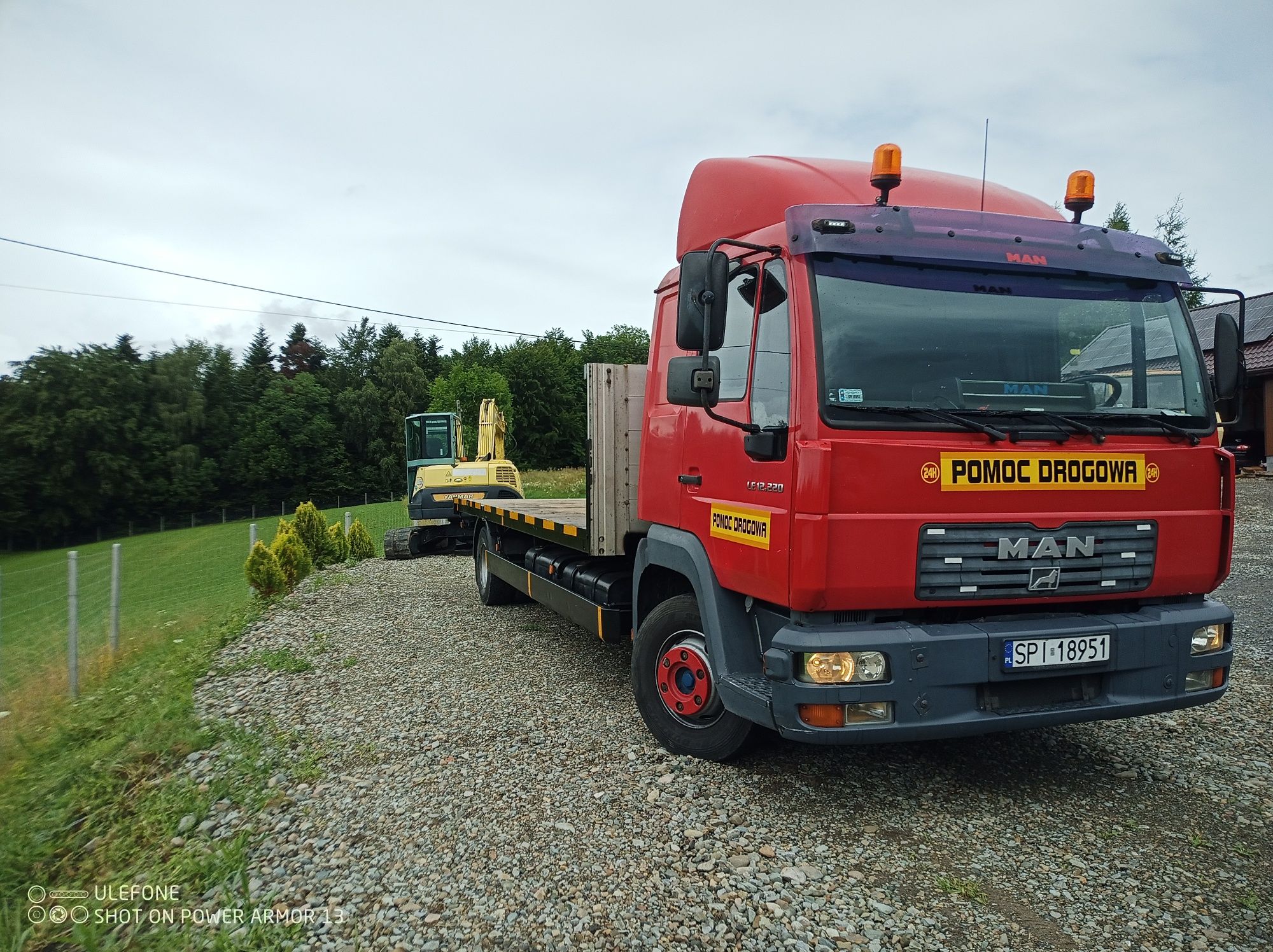 MAN Laweta pomoc drogowa specjalny 12DMC
