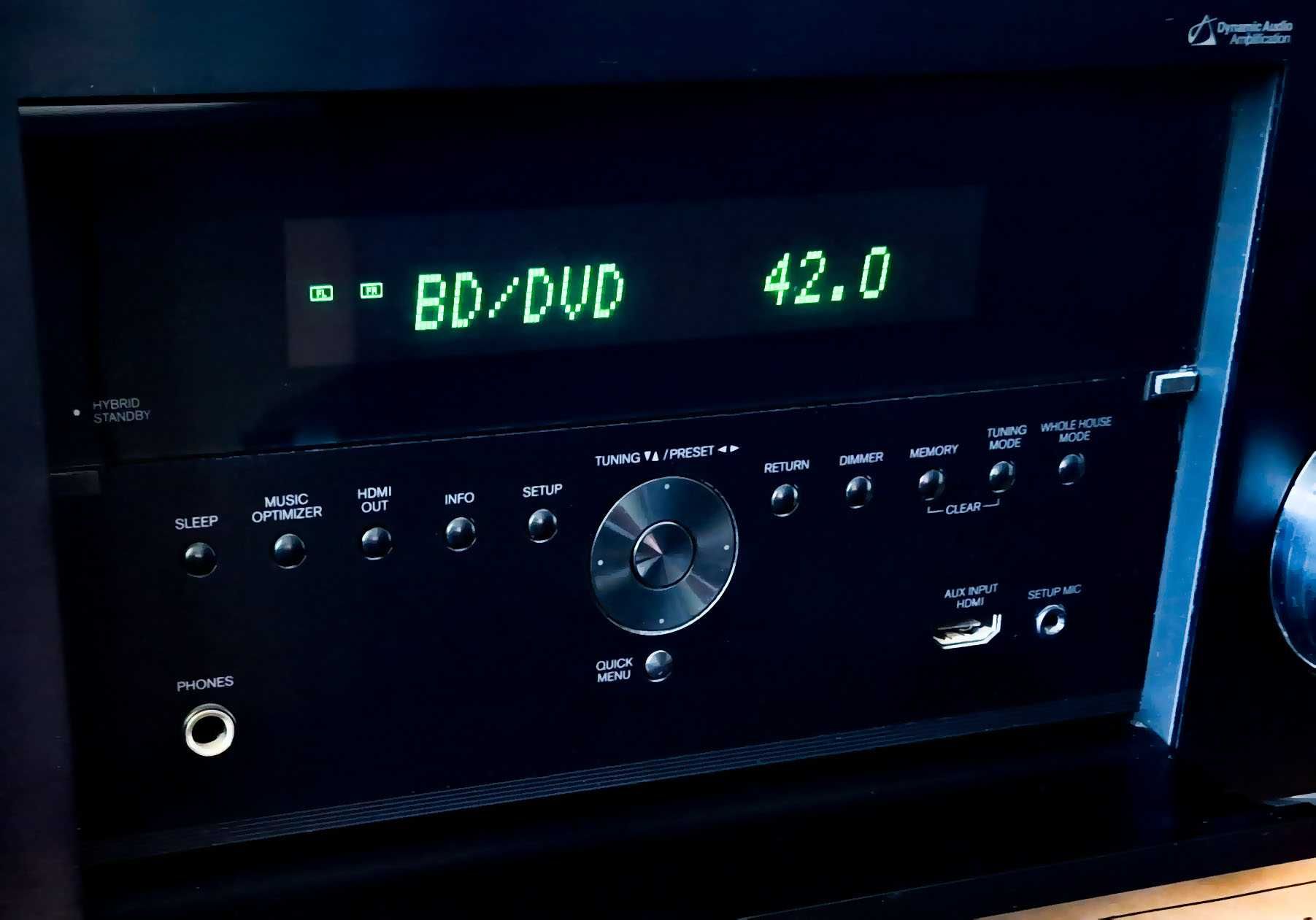 Amplituner kina domowego Onkyo TX-RZ810 (stan gabinetowy)