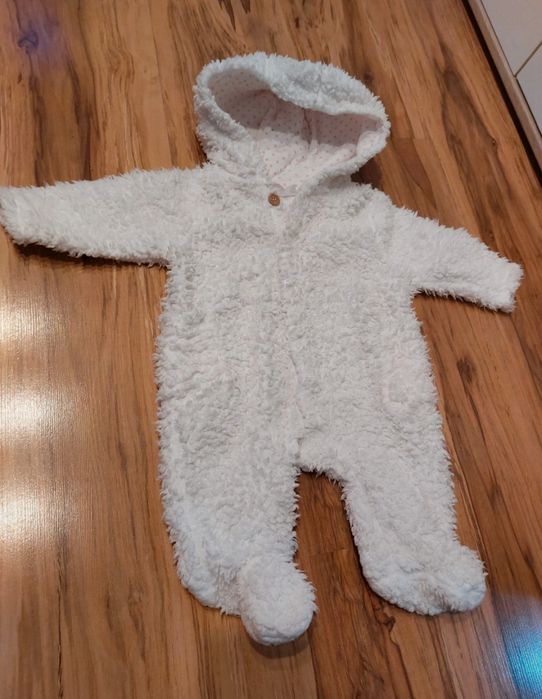 Kombinezon na jesień dla niemowlaka cienki kombinezon jesienny miś 68