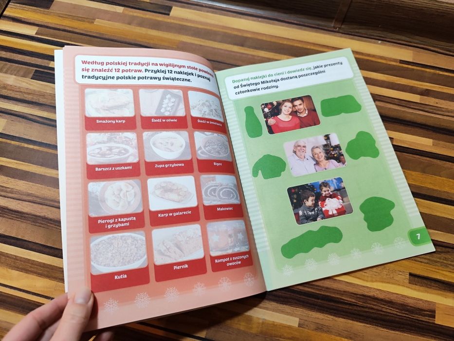 300 naklejek Boże Narodzenie książka z naklejkami świąteczna