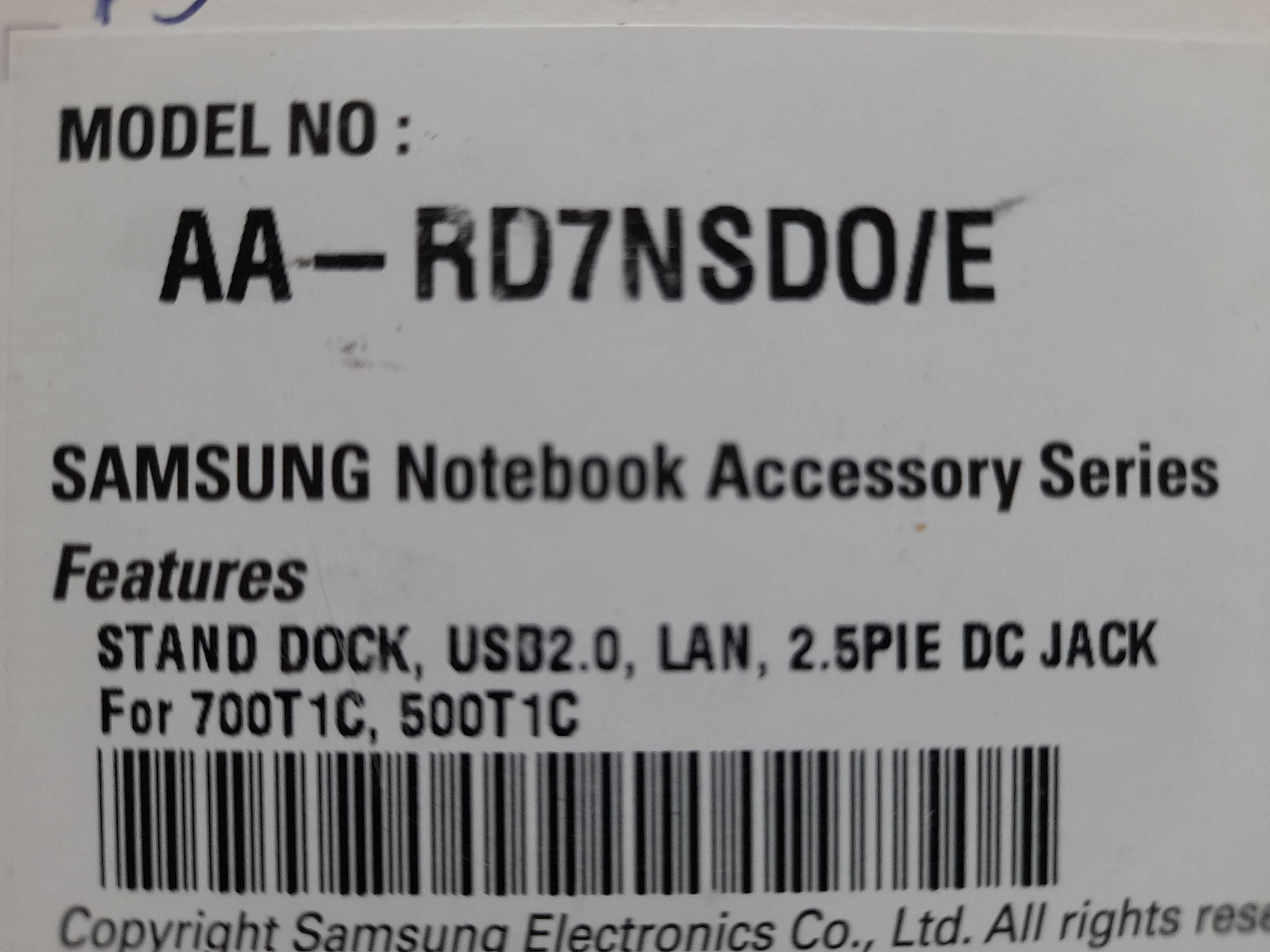 Samsung AA-RD7NSDO/Estacja dokująca do komputera ATIV + VGA adapter